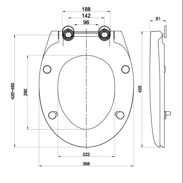 industrial strength toilet seat